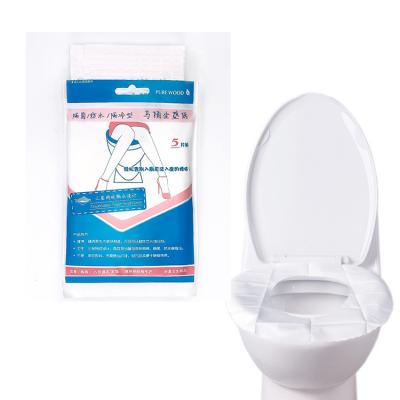 China Disposable Paper Toilet Seat Cover For Women For Travel Package for sale