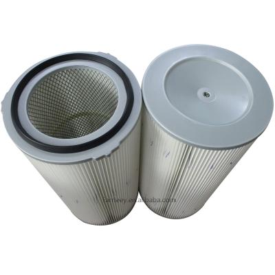 China Cement Industry Dust Collector Air Filter Cartridge With Different Filter Material for sale