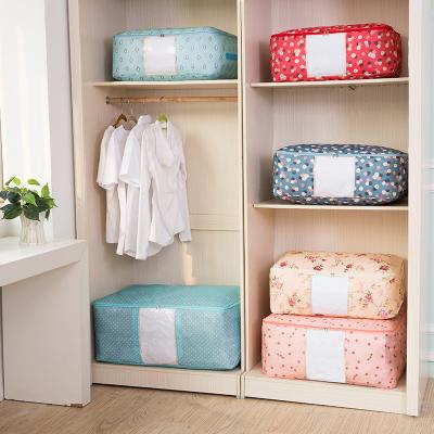 China Viable Small Size Foldable Wholesale Comfy Quilt Large Storage Organization Bags for sale