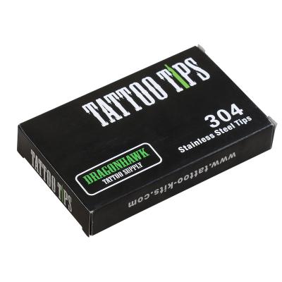 China Dragonhawk 304 Stainless Steel Permanent Tattoo Tip High Quality Set for sale