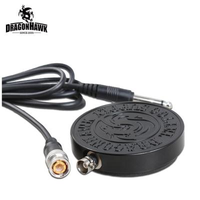 China Professional Aluminum Alloy Dragonhawk Tattoo Foot Pedal Carved Aluminum Alloy Mini Foot Switch for sale