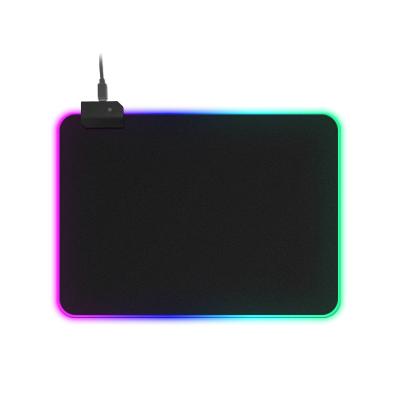 China RGB Game Gaming Mouse Pad Soft Non-Slip Rubber Base Mouse Mat With 350*250mm Size for sale