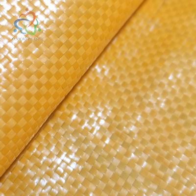 China Recyclable Colorful PP Woven Fabric For Packing And Bags Bule White Green Yellow Transparent Color for sale