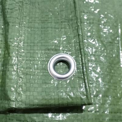 China Water Resistant 45gsm - 50gsm Green Color HDPE Tarpaulin Fabric Industrial Fabric Waterproof Anti UV UV for sale