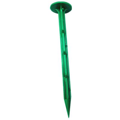 China Green Color Plastic Fix Ground Cover Pegs For Weed Mat Agricultural Ground Cover Nets Nails Garden Pegs for sale