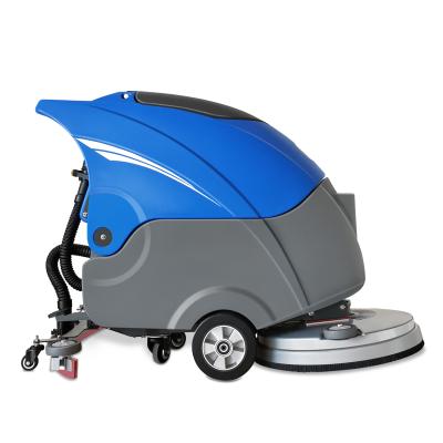 China VOL-550 Factory Electric Floor Scrubber Small Walk Behind Floor Scrubber for sale