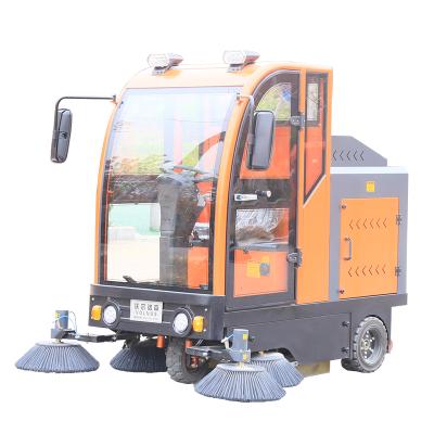 China Hotels Store Vol-2000 Electric Industrial Ride On Road Sweeper for sale