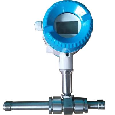 China LCD Display Smart Screw Liquid Turbine Flow Meter Price JYLWGY for sale