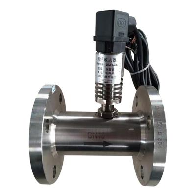 China Ss304 Pulse Output Stainless Steel Turbine Flow Meter 2 3 4 Inch Flow Meter Diesel Flow Meters for sale