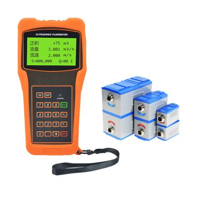 China Handheld Ultrasonic Low Flow Meter Price Ultrasonic Hydraulic Oil Flow Meter Sensor DN15-DN6000 for sale