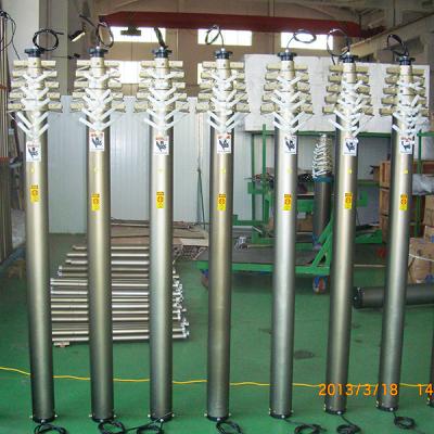 China 9m Locking Pneumatic Telescopic Lighting Masts-Lighting Telescopic Mast-PHT-90506090 for sale