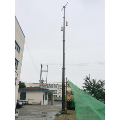 China the best quality 15m heavy duty standard non-locking pneumatic telescopic masts 400kg load for sale