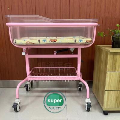 China Hospital Newborn Pediatric Hutch/Home Portable Plastic Baby Crib Baby Bed Transparent Hutch For Sale Baby Hospital Bed for sale