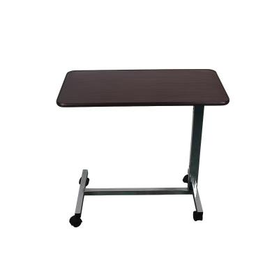 China Used in medical overbed hospital bedside table medical height adjustable desk dining table for sale