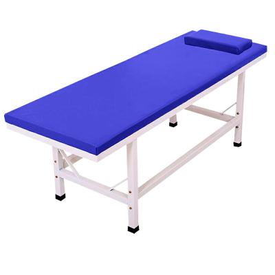 China Used in Hospital/Clinic/Beauty Shop Esthetique Metal Beauty Spa Bed Portable Chiropractic Massage Table for sale