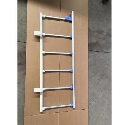 China All spare parts are factory sale hospital bed accessories aluminum ss metal guardrail folding side rail for medical bed for sale