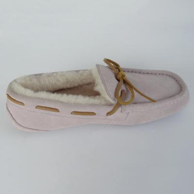 China 2021 Hot Sale Australia Flat Luxury Sheepskin Shoes Women Winter Fur Sweat-absorbent Indoor Slippers for sale