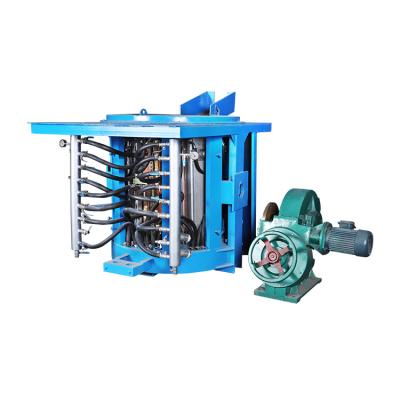 China Factory 250kg 500kg 750kg 1T 2T 3T 5Ton 20TON Metal Melting Furnace Factory Tilt Melting Machine Electric Drop Iron Melting Furnace for sale