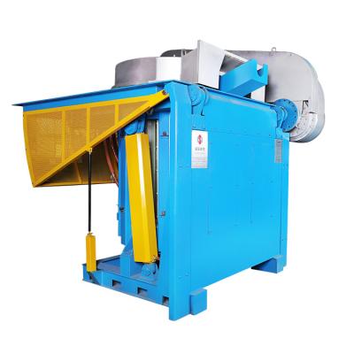 China Factory 1Ton Capacity Electric Induction Industrial Aluminum Melting Furnace for sale