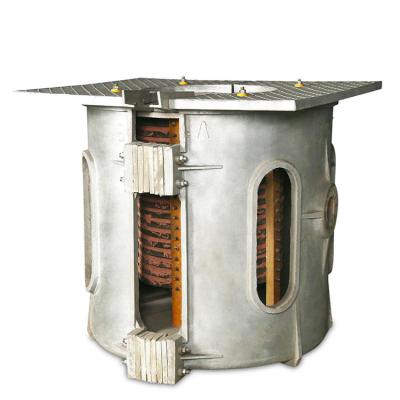 China Factory 300kg Metal Foundry Scrap Electric Aluminum Casting Induction Furnace Melting Furnace Aluminum Scrap for sale