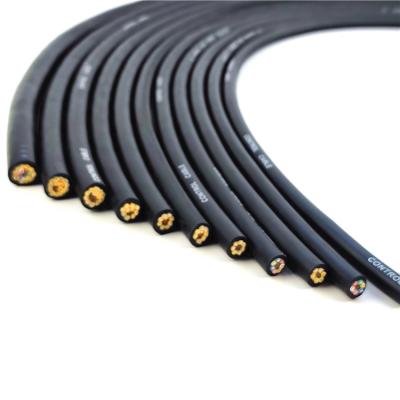 China Industrial 6x1SQ Irradiated Rubber Sheath (KYZ) Multicore Flexible Control Cable for sale