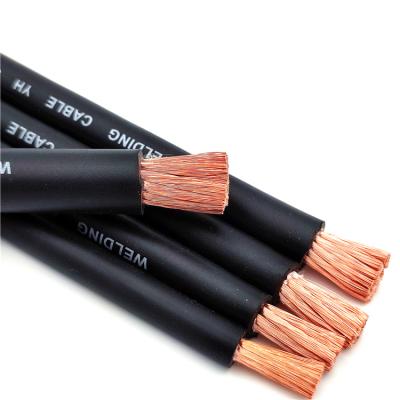 China 16mm 25mm 35mm 50mm 70mm CCA Industrial Copper Clad Aluminum Welding Cable for sale