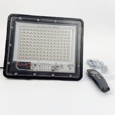 China Garden 50 led bright solar floodlight with remote control battery and factory direct sales for sale