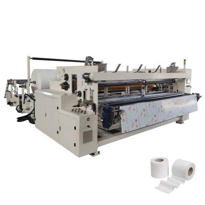 China Hotels CE Certification Automatic Toilet Paper Tissue Paper Making Machinery for sale