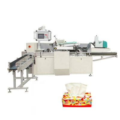 China Automatic Carton Box Hotels CE High Speed ​​Facial Tissue Packing Machinery Price for sale