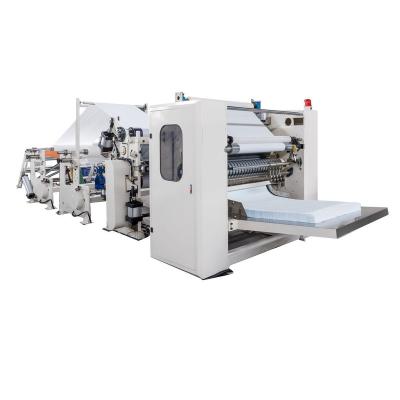 China High Speed ​​Automatic Hand Towel Glue Lamination N Fold Hand Towel Paper Production Line for sale