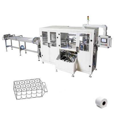 China Hotels High speed automatic toilet roll paper bundle packing machine for sale