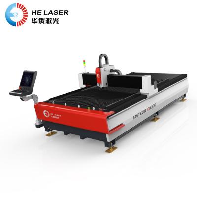 China Meteor 2000w 3000*1500mm Mini Water-cooled Precise Ipg Fiber Laser Cutting Machine HES1-3015 Metal Laser Cutter for sale