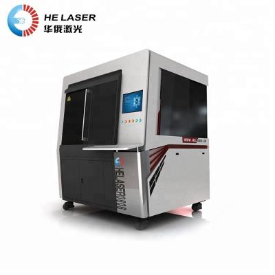 China Laser CUTTING High Efficiency HES1-0606-1000W Small Size CNC Machinery Metal Fiber Laser Machine For Stainless Steel Copper Brass Aluminum for sale