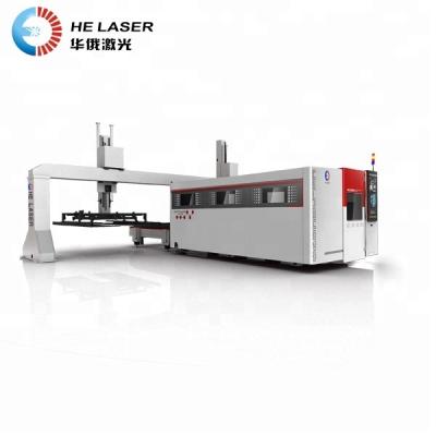 China HETS6-4020 Automatic Loading System 6000w Automated Loading Industrial Laser Cutting Equipment For Metal Sheet for sale