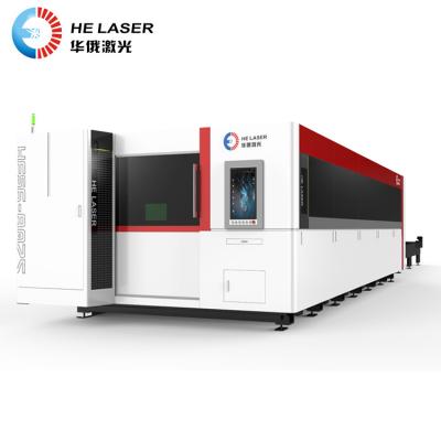 China Solid Metal Laser Cutting Machine HES6-4020 Heavy Industry Metal Sheet Fiber Laser 8000w Laser Cutting Machine Price for sale