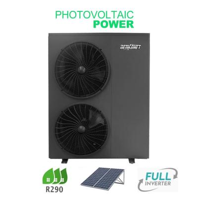 China Deakonet 15kw Solar Power PV Panel R290 DC Inverter Monoblock Air to Water Heat Pump for sale