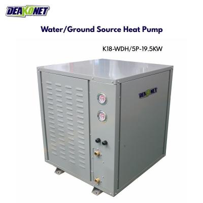 China G1 19.5kw DC Inverter Water to Water Ground Source Geothermal Heat Pump for sale