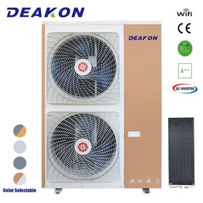 China A2 Premium--23kw Dual Source Hybrid Inverter&Evi Air to Water Heat Pump with Solar Panel Exchanger (-35C Application) for sale