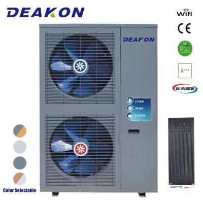 China A2 Premium--32kw Dual Source Hybrid Inverter&Evi Heat Pump with Solar Panel Exchanger for sale