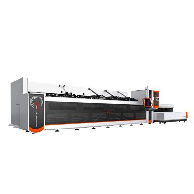 China Golden Laser Cutter Factory Direct Selling Fiber Laser Cutting Machine For Pipe Tube And Steel/Metal Tube Fiber Laser Cutter for sale