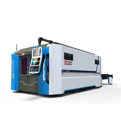 China Laser CUTTING 12KW Laser Cutting Machine 12000w CNC Fiber Laser Cutting Machine GF-1530JH for sale