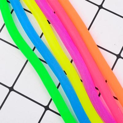 China TPR Factory Outlet Adult Decompression Toys Medium Stretch Rope Pull Noodle Fidget Toy Rope Pull Noodle Fidget Autism Duct Toys for sale