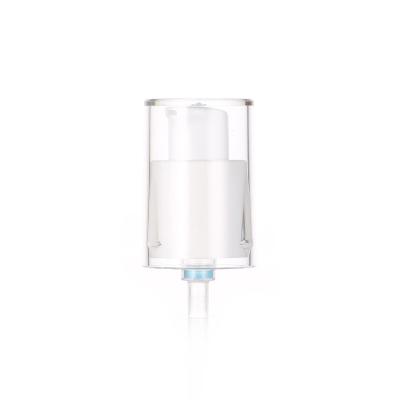 China Non Spill Smooth Airless Acrylic Cream Pump 20/410 White Treatment Pump for sale