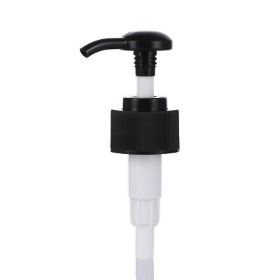 China Shampoo Bottle Black Non Refillable Lotion Pump 28/410 Screw Switch Plastic Lotion Pump In Stock for sale