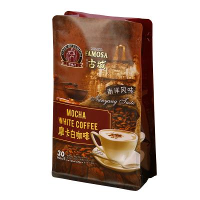 China Disposable flat bottom side gusset pouch/square bottom zipper plastic pouch/square bottom doypack with valve coffee packaging bag for sale