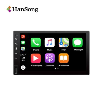 China Hansong Factory Built-in Microphone Wholesale Microphone Car Android Built-in DVD Player for sale