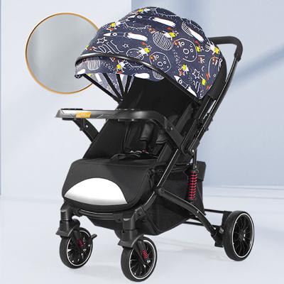 China Wholesale Foldable 3 in 1 Stroller, Multifunctional Luxury Baby Stroller, Portable Travel Pram with Cup Plug for sale