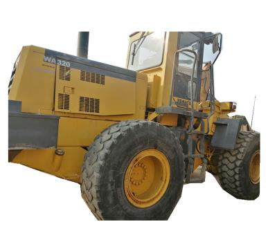 China Construction equipment used construction machine KOMATSU WA320-3 big wheel loader in good condition for sale for sale