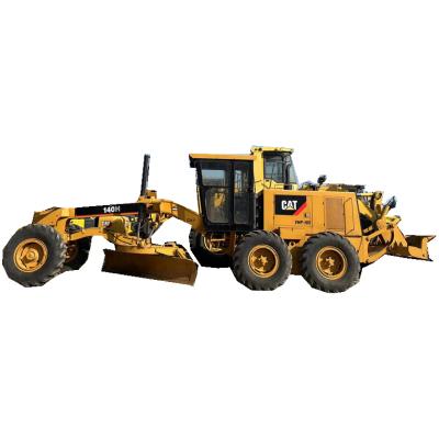 China Building Material Stores Used CAT 140H Motor Grader High Efficiency Low Price Good Condition For Construction for sale