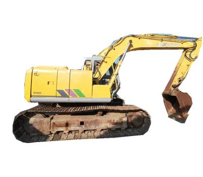 China 12 Ton Cheap Used Crawler Excavator Sumitomo SH120 Backhoe Hydraulic Mini Excavator For Sale 0.9m² ³ for sale